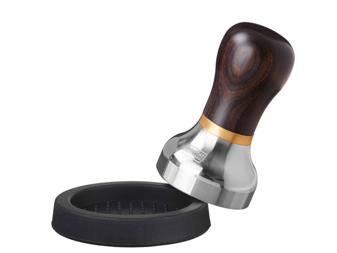 scarlet espresso | Tamper »Vittoria« für Barista; mit ergonomischem Griff aus Edelholz und präzision