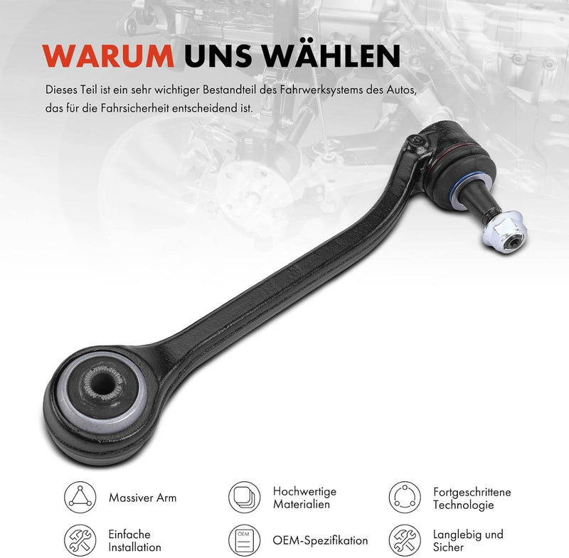 Frankberg 1x Querlenker Vorne Links Kompatibel mit X3 E83 2.0L 2.5L 3.0L 2003-2011 Replace