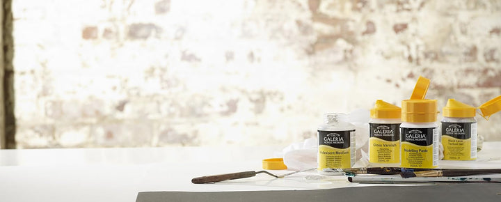 Winsor & Newton 3050820 Galeria Glanz Medium, 500 ml Topf, erhöht die Farbtiefe und die transparenz