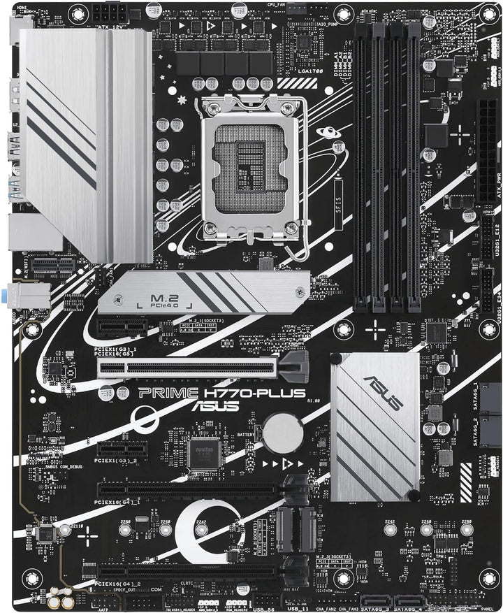 ASUS Prime H770-PLUS Gaming Mainboard Sockel Intel LGA 1700 (Intel H770, ATX, DDR5 Speicher, 3X PCIe