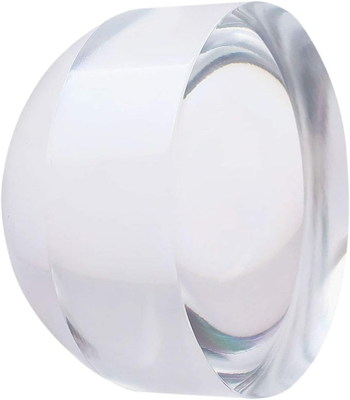 Lupe mit 40 x Kristallkuppel, Acryl, optische Lupe, 25 mm, Schreibtisch-Leselupe, Briefbeschwerer, H