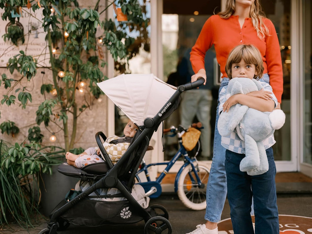 Ergobaby Metro3 Kinderwagen Buggy mit Liegefunktion, Baby-Buggy ab Geburt bis 22kg (0-4 Jahre), Zusa