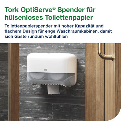 Tork Spender für hülsenloses Midi Toilettenpapier Weiss