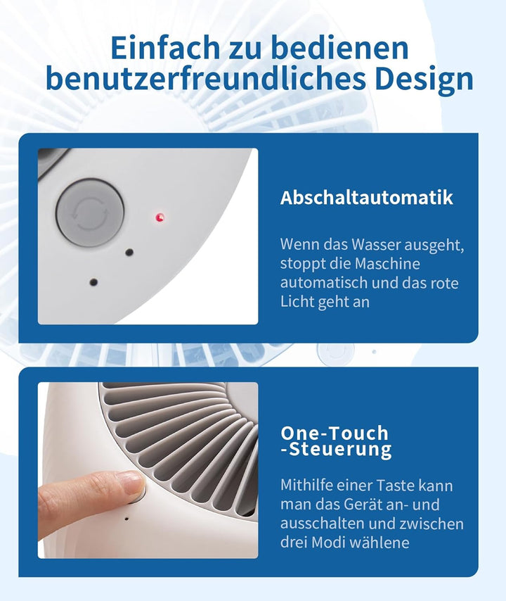 Elbe Inno Luftwäscher Kaltverdunstungs- Luftbefeuchter, Top-Fill Humidifier Luftbefeuchter Schlafzim