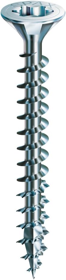 SPAX Universalschraube, 3,5 x 16 mm, 1000 Stück, Kreuzschlitz Z2, Linsensenkkopf, Vollgewinde, 4CUT,