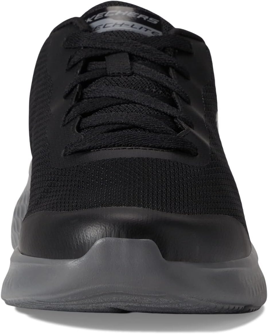 Skechers Skech-Lite Pro Clear Rush Sneaker für Herren, weiss 41 EU Black Mesh Duraleather Trim, 41 E
