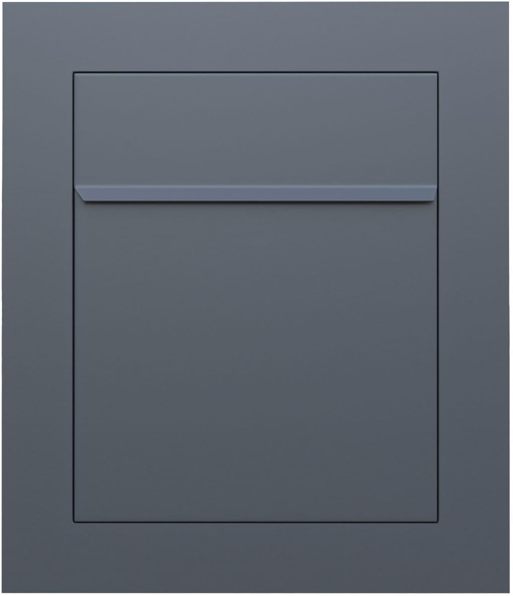 Unterputz-Briefkasten, Design Einbaubriefkasten Bari Anthrazit - Bravios