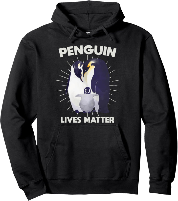 Penguin Lives Matter Pinguin Pullover Hoodie