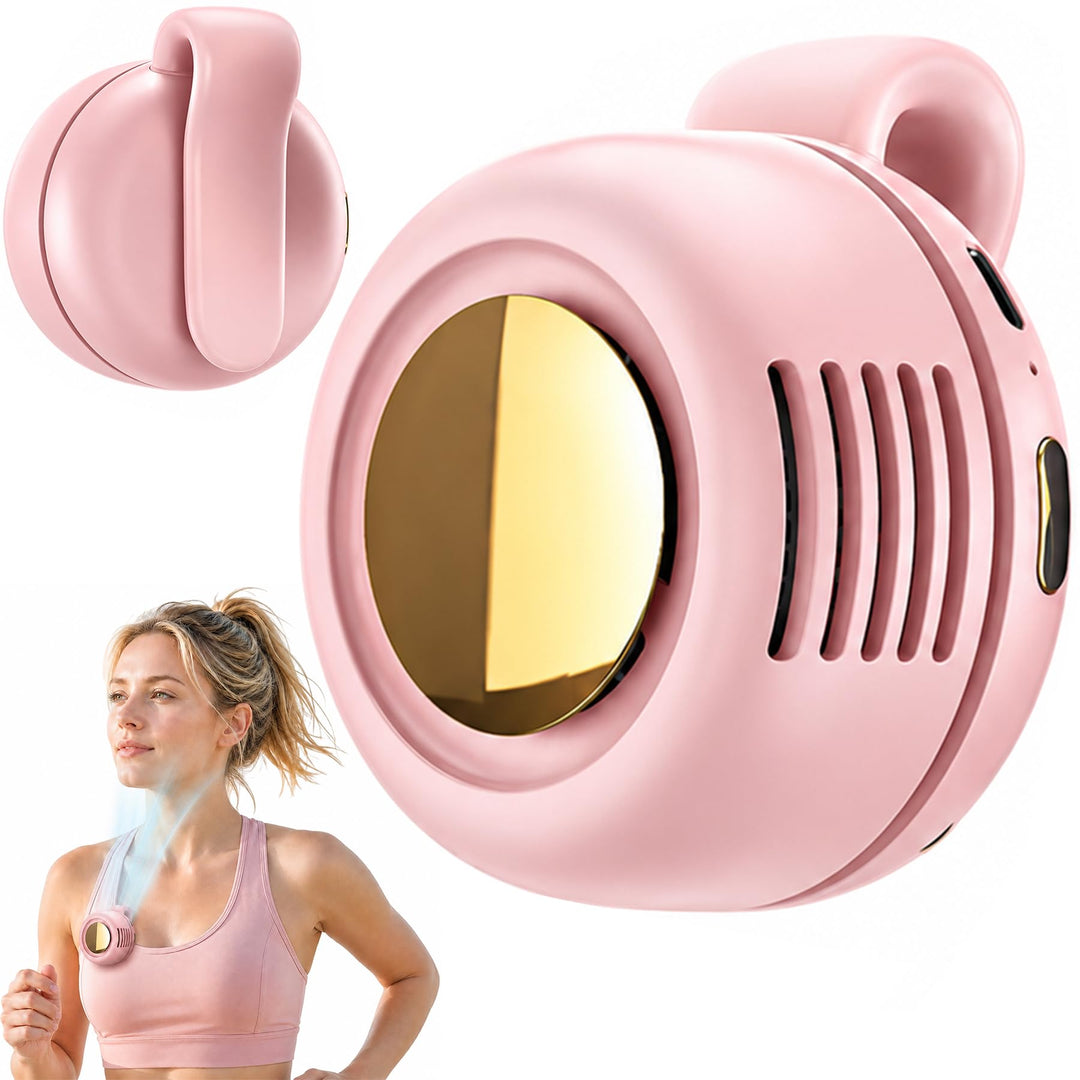 YeahBoom Tragbarer Clip Ventilator,Mini Ventilator Hüftventilator,Mini-Ventilator mit Clip,Leiser Mi