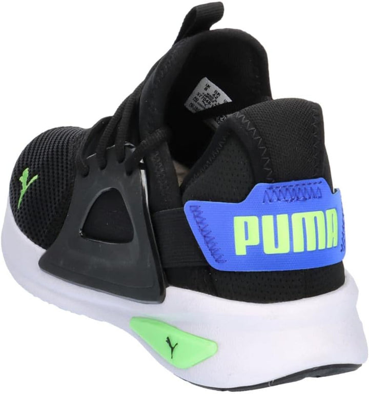 PUMA Herren Softride Enzo Evo Sneaker 44.5 EU Puma Black Fizzy Lime Royal Sapphire, 44.5 EU Puma Bla