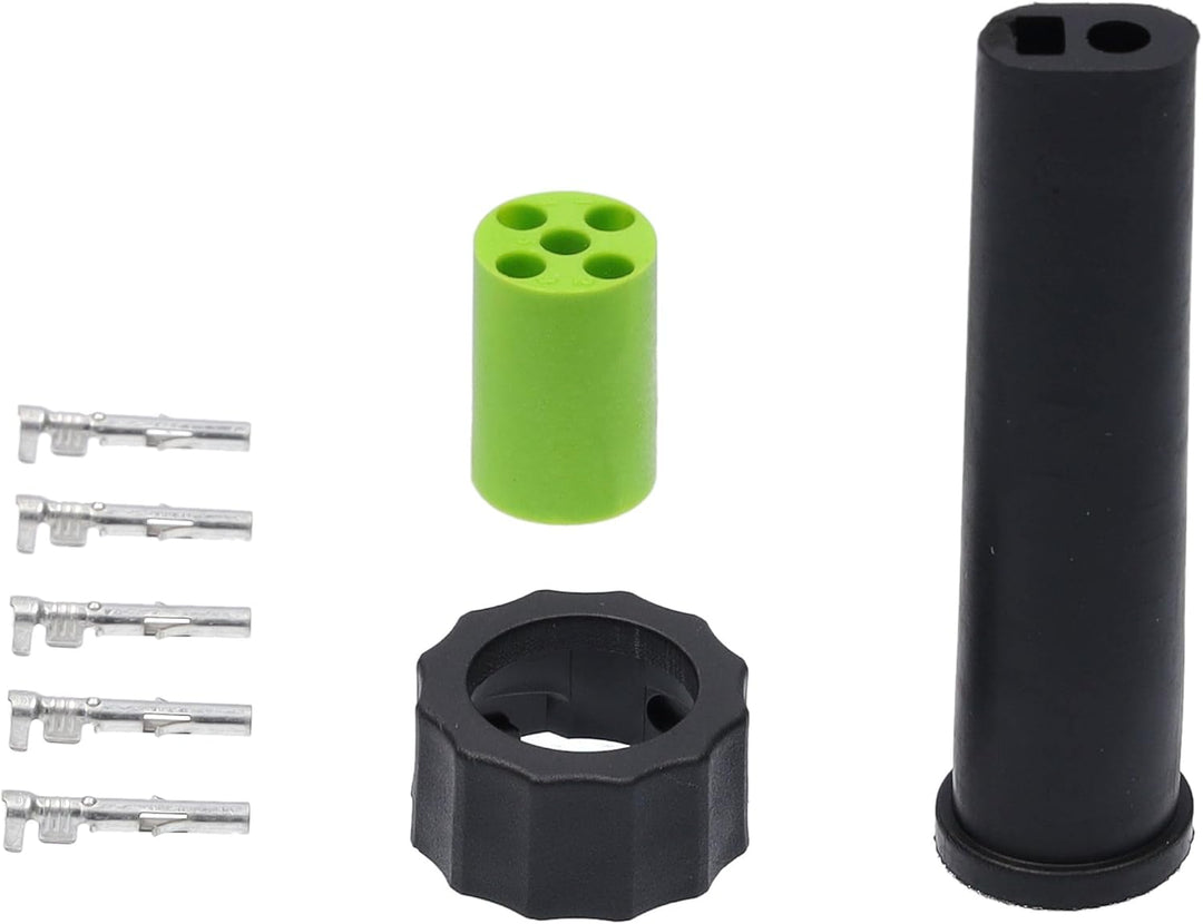 SAMETRUCK 2X Bajonett Anschlussstecker 5pol Rückleuchte Stecker PKW LKW Auflieger Anhänger