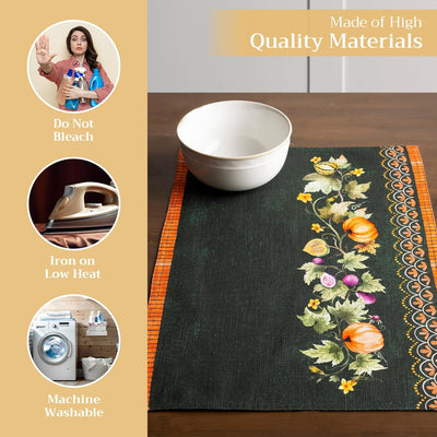 Maison d' Hermine Tischset, 100% Baumwolle Set mit 4, dekorative Oster-Tischsets, waschbare Stoff-Ti