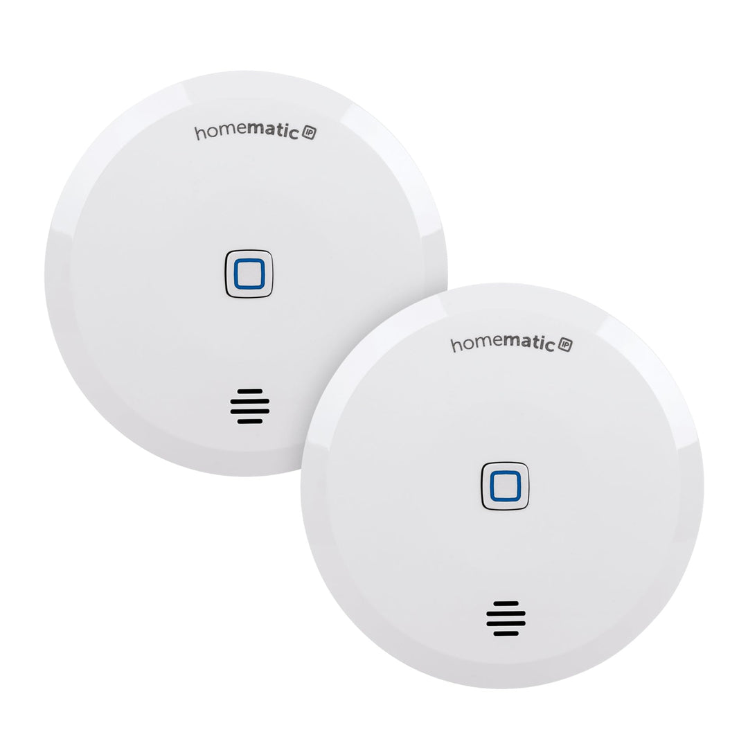 Homematic IP Smart Home 2er-Set Wassersensor, Wassermelder für zuverlässige Alarmierung per Sirene u