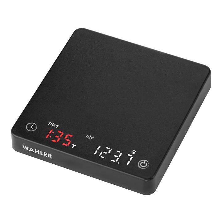 WAHLER® Kaffeewaage mit Auto Timer | Barista Mini Siebträger für Pour Over