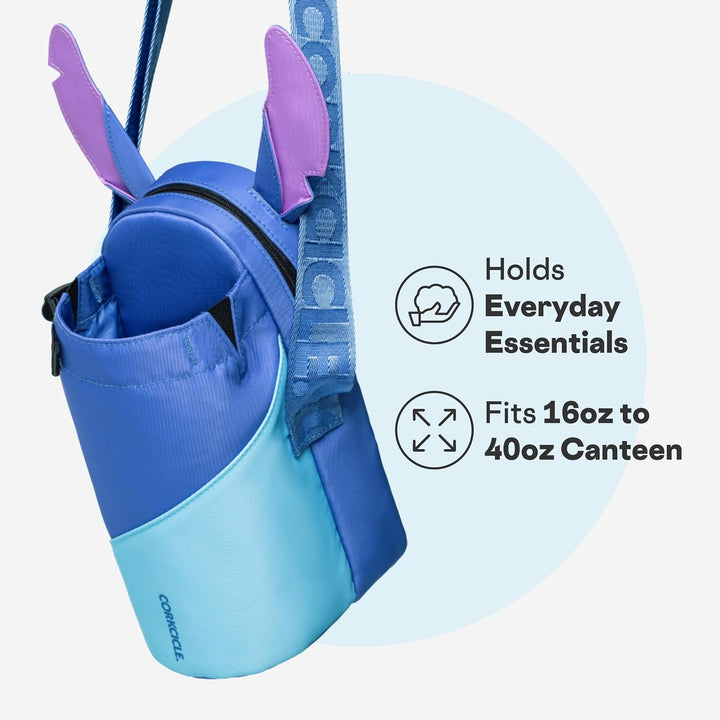 Corkcicle Cooler Sling Bag Crossbody Holder, Perfect for Holding 16 oz - 40 oz Canteen Water Bottle