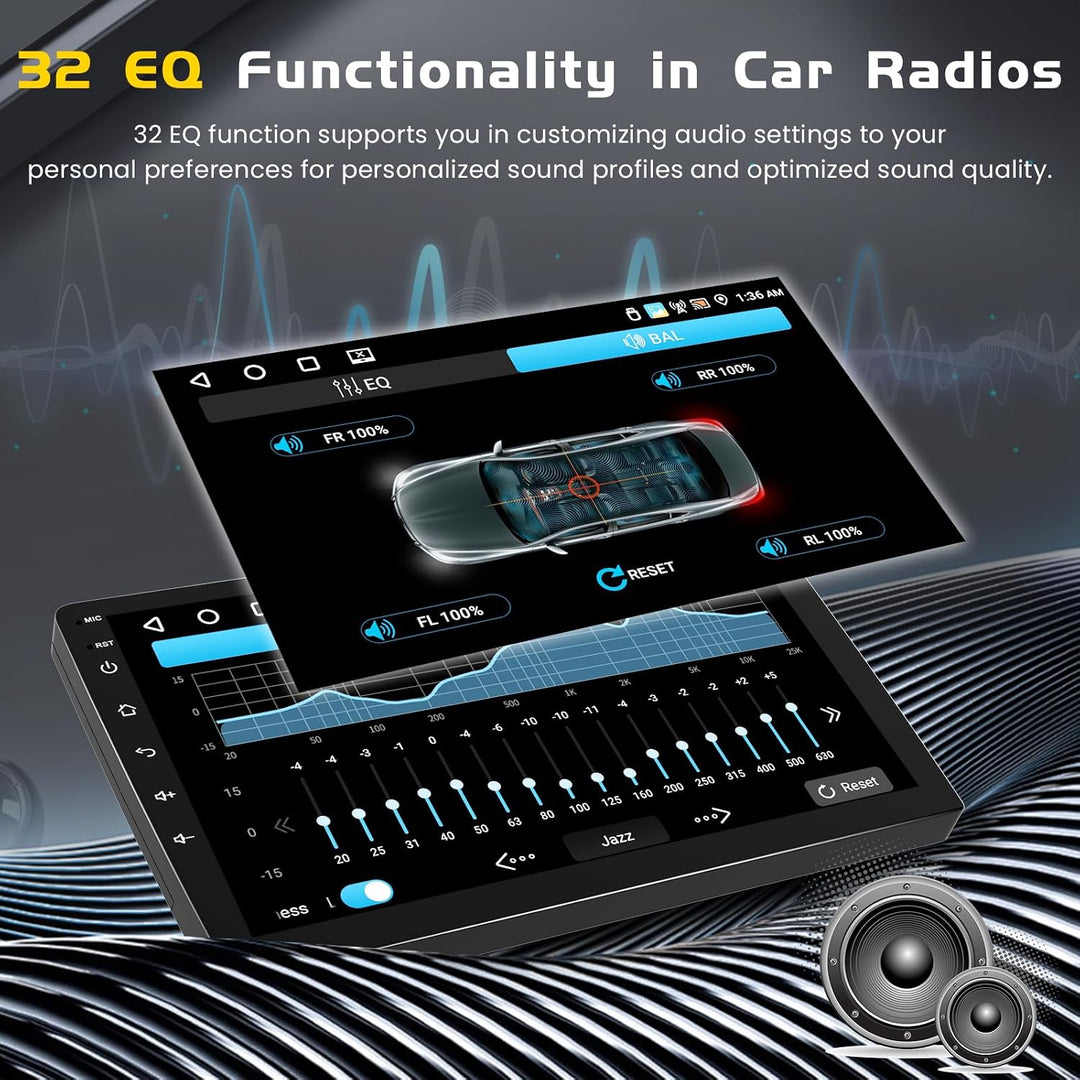 Inefala 4G+128G Android 15 Autoradio für Peugeot 308 408 2007-2015, 9" Touchscreen Radio mit Wireles