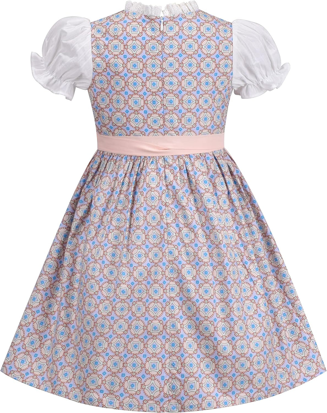 Sunny Fashion Mädchen Deutsche Dirndl Kleid Kostüme Zum Bayerisches Oktoberfest Jahrgang Rosa Gr. 11