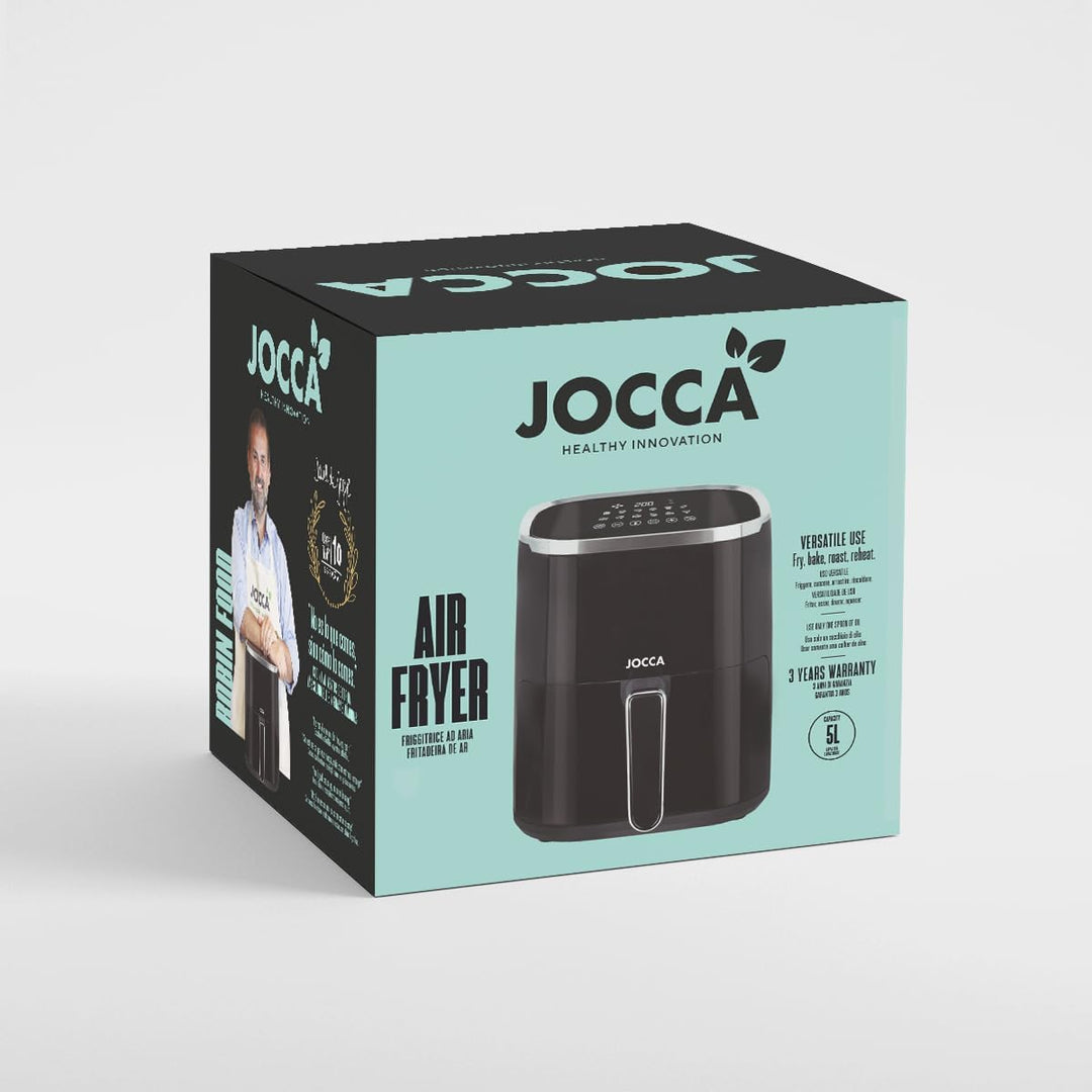 JOCCA - Heissluftfritteuse 5L Heissluftfritteuse | Ölfreie Fritteuse 1450W| Luftfritteuse| Air Fryer