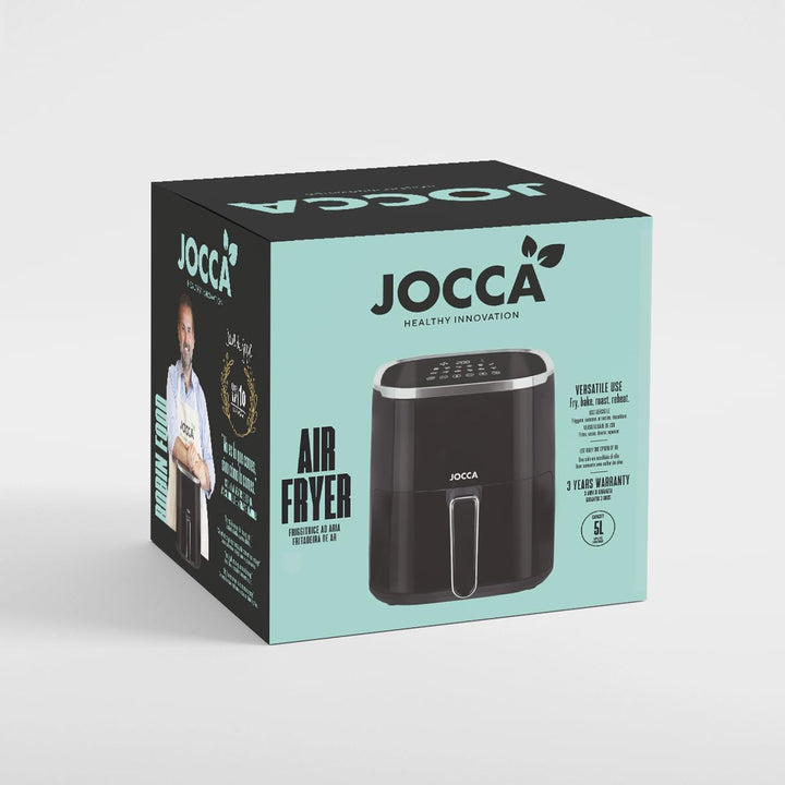 JOCCA - Heissluftfritteuse 5L Heissluftfritteuse | Ölfreie Fritteuse 1450W| Luftfritteuse| Air Fryer