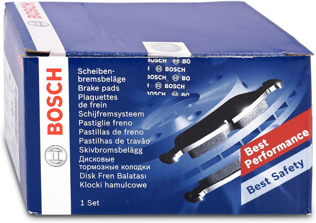 Bosch BP1503 Bremsbeläge - Hinterachse - ECE-R90 Zertifizierung - vier Bremsbeläge pro Set Single, S
