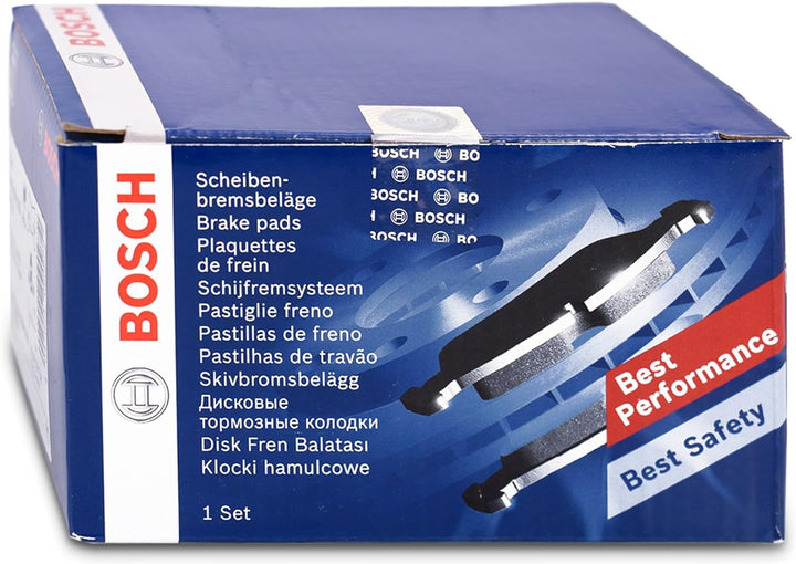 Bosch BP1503 Bremsbeläge - Hinterachse - ECE-R90 Zertifizierung - vier Bremsbeläge pro Set Single, S