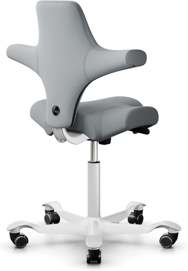 HAG Capisco 8106 Stoff Xtreme Bürodrehstuhl - Standard Gasfeder 200 mm - Sitzhöhe 47-65,5 cm - weich