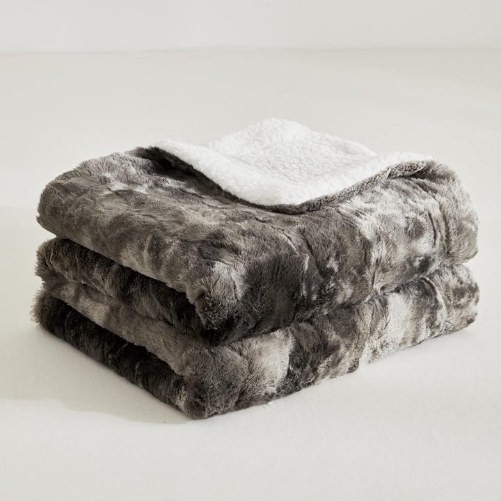 Wajade Kunstfelldecke – Sherpa Schafdecke – Comfort Luxuriöse Flauschige Kuscheldecke – weiche Decke