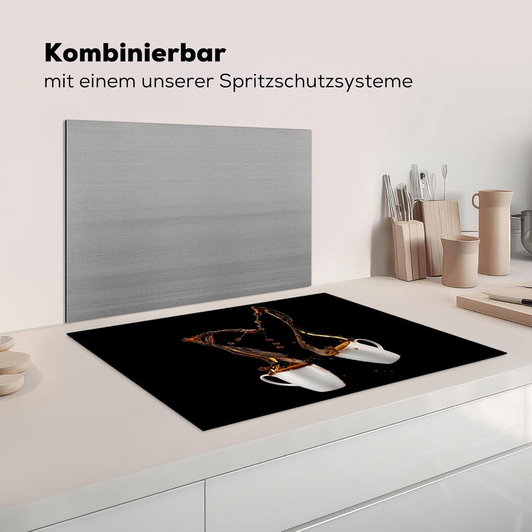 KitchenYeah© Herdabdeckplatte Einteilig Herdabdeckung Abdeckplatte für Ceranfeld Abdeckung Induktion