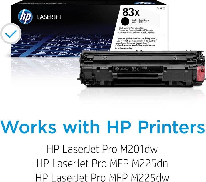 HP 83X CF283X Original Toner(2200 Seiten) schwarz XL, XL