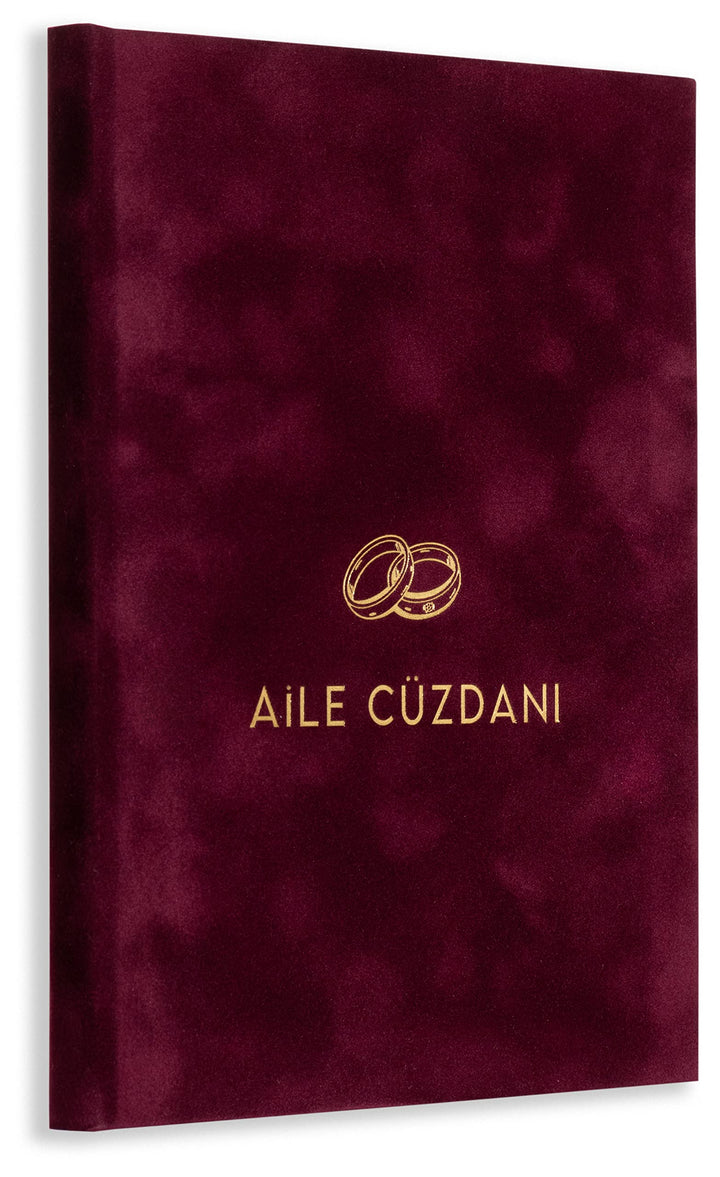 A5 Stammbuch Aile Cüzdani Skrift Bordeaux FÜR ALLE Formate (Klassik, A5, A4) Stammbuch der Familie i