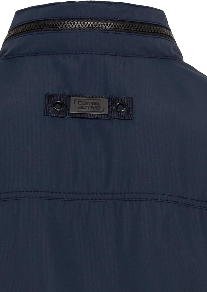 camel active Herren Leichter Blouson aus recyceltem Polyester 27 Dunkelblau, 27 Dunkelblau