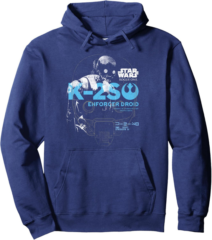 Star Wars Rogue One K2-SO Enforcer Droid Portrait Pullover Hoodie