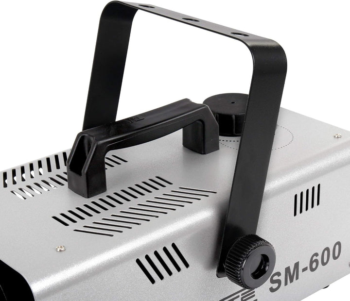 Showlite SM-600 Schneemaschine inkl. Funk-Fernbedienung + 1 l Schneefluid SET (Schneeausstoss: 30 m³