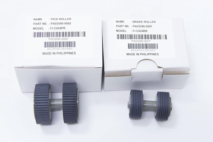 Yanzeo PA03540-0001 PA03540-0002 Scannerauswahl Roller für Fujitsu Fi-6130 Fi-6140 Fi-6230 Fi-6230Z
