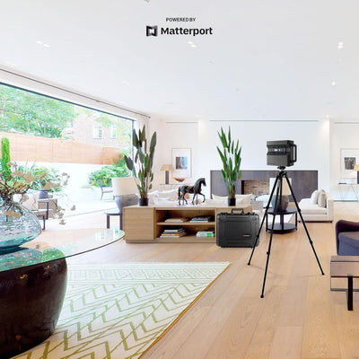 Matterport Pro2 3D 360-Grad-Kamera Paket - Enthält Pro2 3D-Kamera, Stativ, Klemme und tragbare 20-Zo