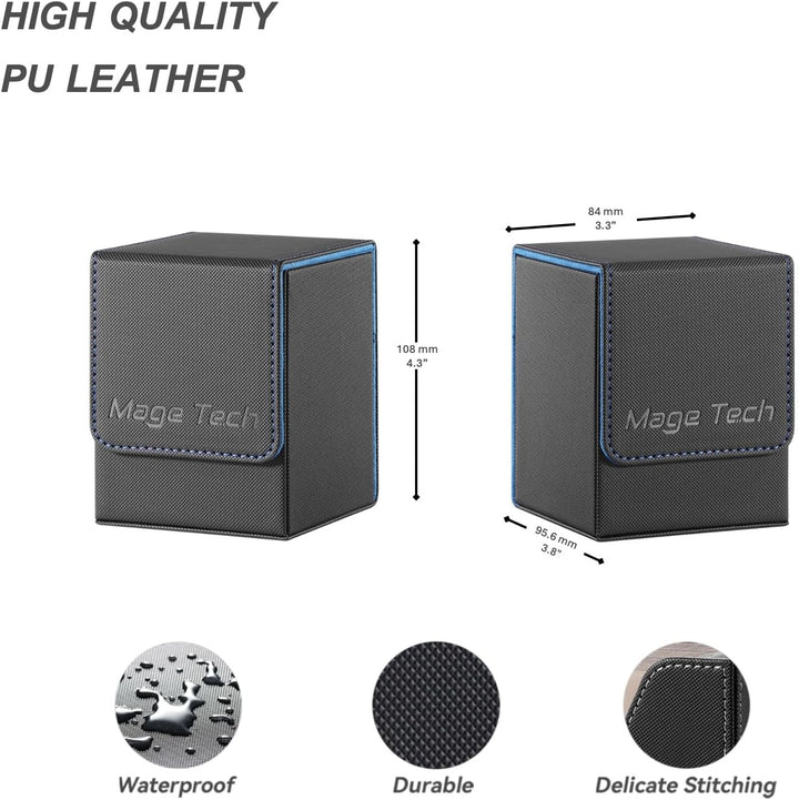 Mage Tech Adventurer [Hero] Modulare Deckbox - passt für 99 doppelt gesleevte Karten - Avatar-Halter