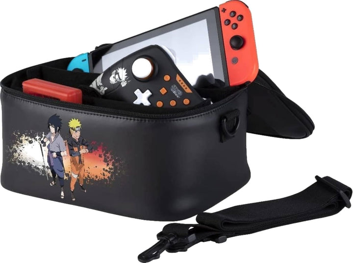 Konix Naruto Shippuden Schutztasche und Transporttasche Lunch Bag für Nintendo Switch, Switch Lite u