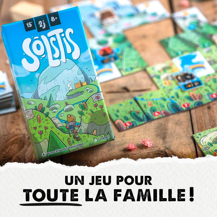 Solstis – Gesellschaftsspiel für 2 Spieler – Spiel 8 Jahre und älter – Taktisches Duell – Familiensp