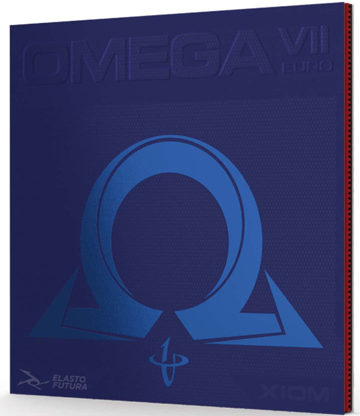 XIOM Belag Omega VII Euro Rot 1 stück (1er Pack), Rot 1 stück (1er Pack)