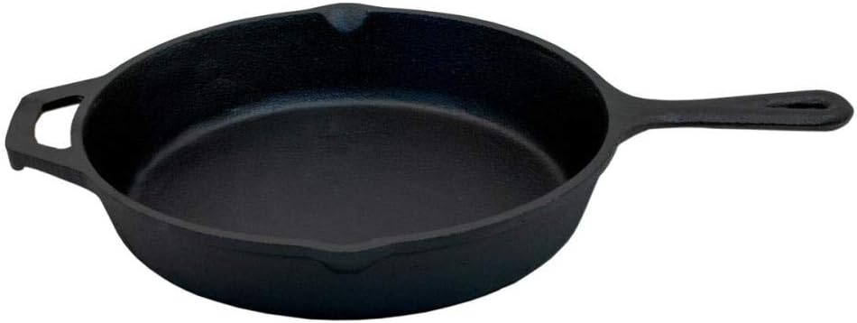 Schickling Gusspfanne - Gusseisenpfanne - Eisenpfanne - Bratpfanne aus Gusseisen - Ø26cm - Grillpfan