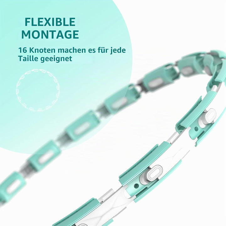 Smart Hula Hoop Reifen Erwachsene, Hula Hoop mit Gewicht Kugel, Hoola Hoop zum Abnehmen für Anfänger