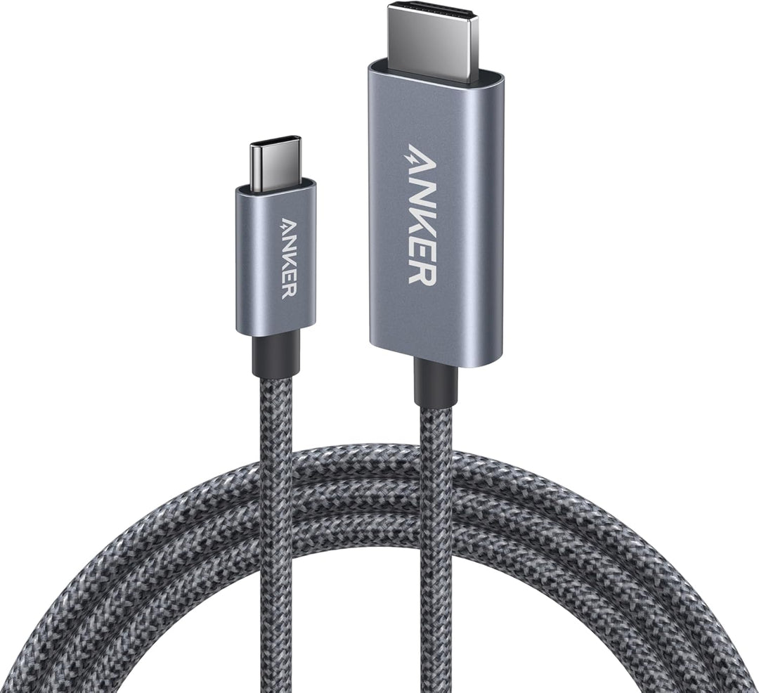 Anker HDMI-Kabel, 4K@60Hz HDR HDMI auf USB-C Kabel, ultraschnelles USB-C auf HDMI-Kabel aus Nylon ge
