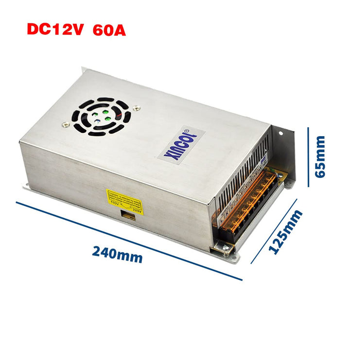 XINCOL AC-DC SMPS AC 110V/220V zu DC 12V 60A 720W LED Schalter Transformer Netzteil für LED-Streifen