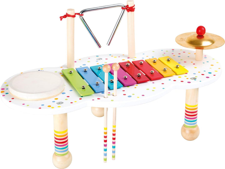 Small Foot Muziektafel Met Vier Instrumenten 44 X 23 X 25 Cm Musiktisch, Musiktisch