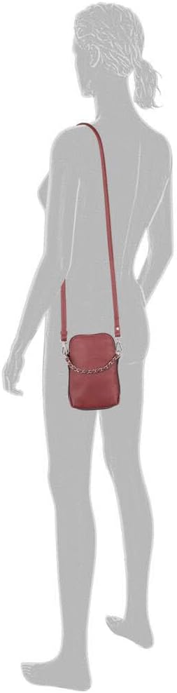 Gabor bags Valentine Damen Handytasche Umhängetasche Dark Red, Dark Red