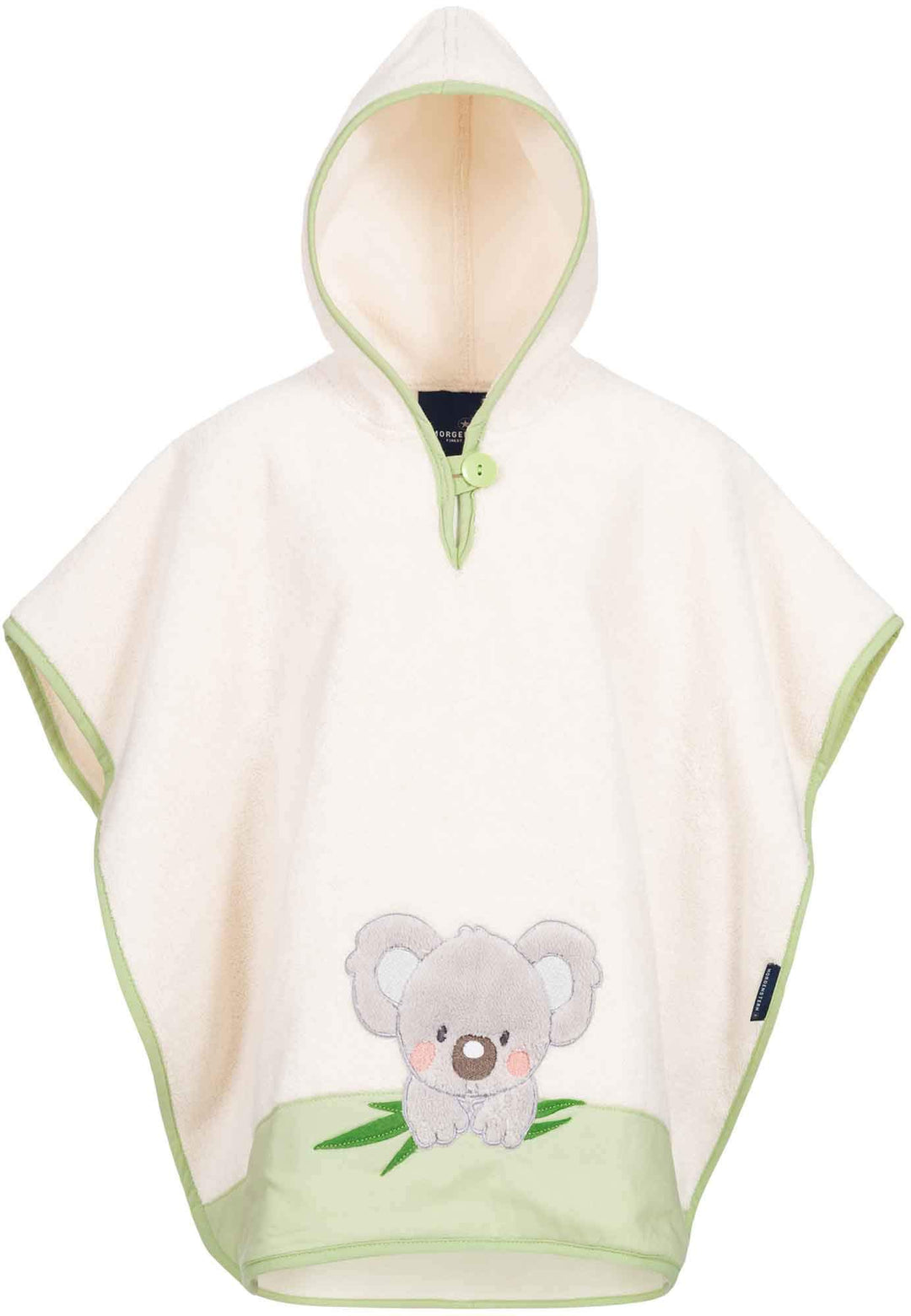 Morgenstern Kinder Badeponcho Koala grün 1-3 Jahre Grün, 1-3 Jahre Grün
