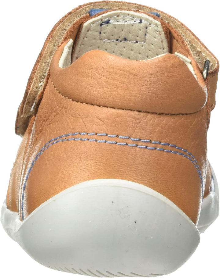 Kickers Unisex Baby Wasabou Sandale 21 EU Camel Blau, 21 EU Camel Blau
