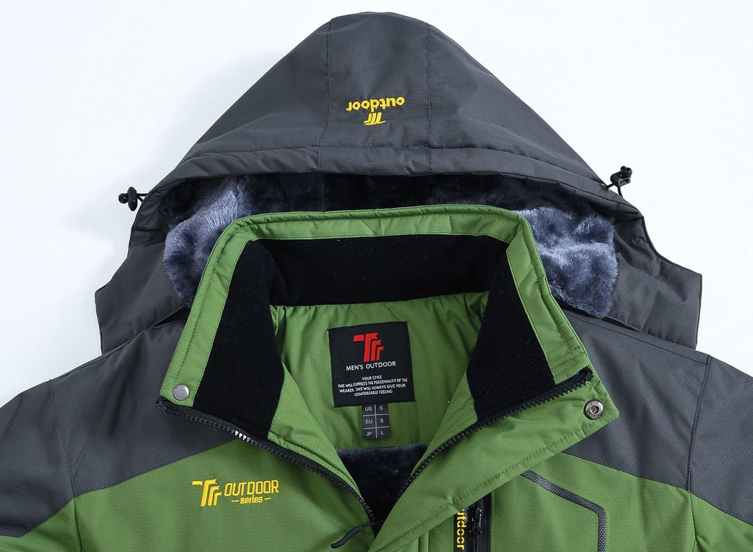 YSENTO Herren Skijacke Winterjacke Softshelljack Wasserdicht Warm Gefüttert Outdoor Funktionsjacke m