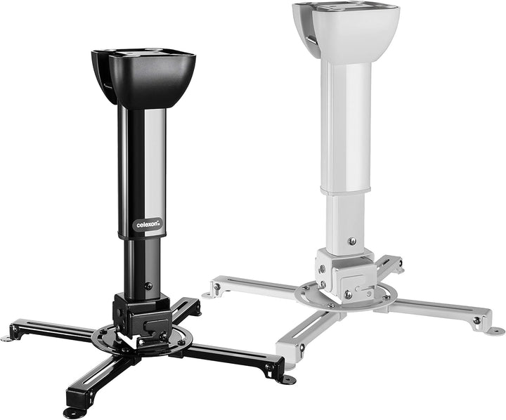 celexon neigbare Beamer-Deckenhalterung weiss Multicel 1000Pro - 10cm Deckenabstand - bis 15kg 10 cm