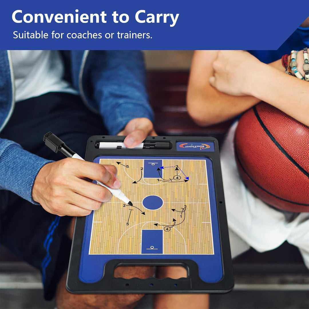 RoseFlower Basketball Taktikboard, Professional Basketball Taktikbrett Coach Board Magnetische Train